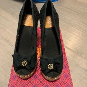 {Tory Burch} espadrille wedges